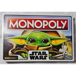 NEW 2020 Monopoly Star Wars Mandalorian Board Game Baby Yoda Grogu Disney Hasbro